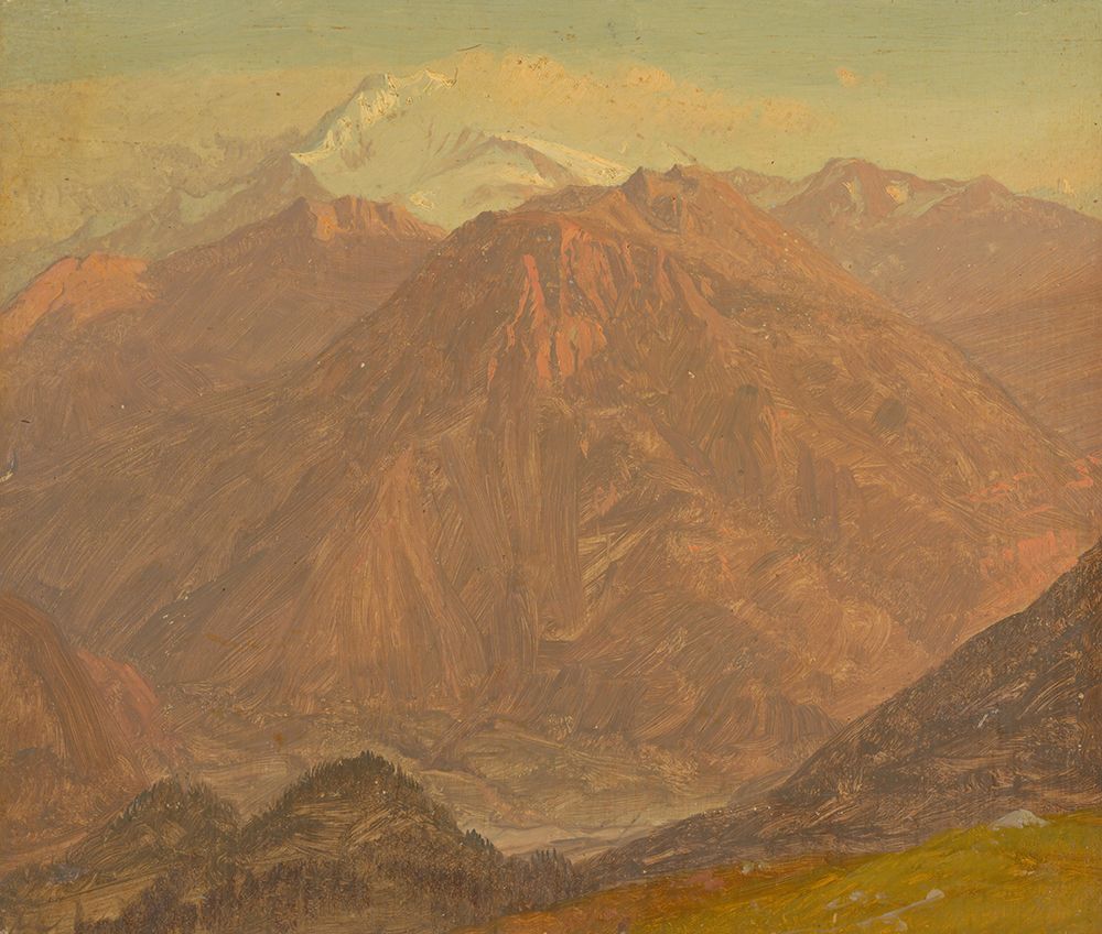 Colombia or Ecuador, Mountains 1853 art print by Frederic Edwin Church for $57.95 CAD