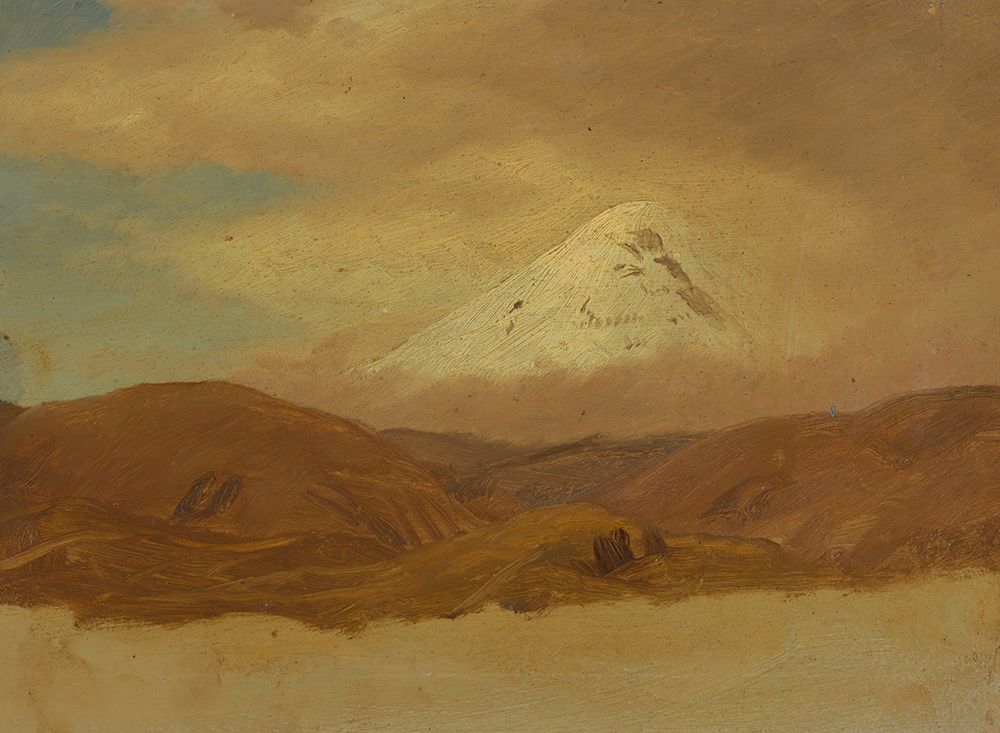 Ecuador, Mt. Chimborazo 1853 art print by Frederic Edwin Church for $57.95 CAD