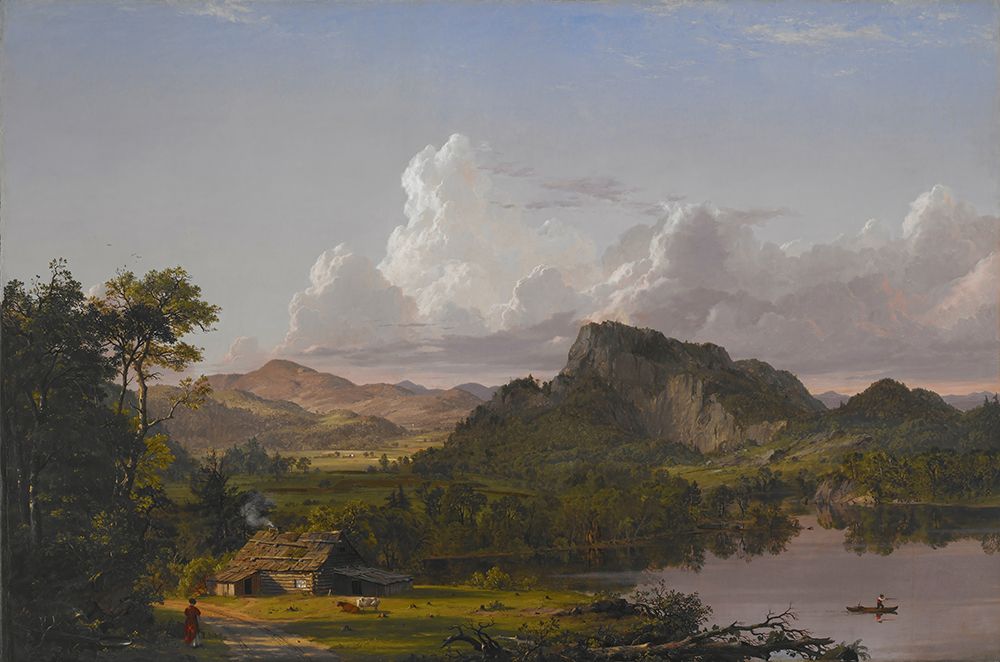 Home by the Lake 1852 art print by Frederic Edwin Church for $57.95 CAD