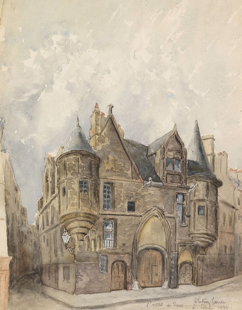Hotel de Sens, Paris 1888 art print by Frederic Edwin Church for $57.95 CAD