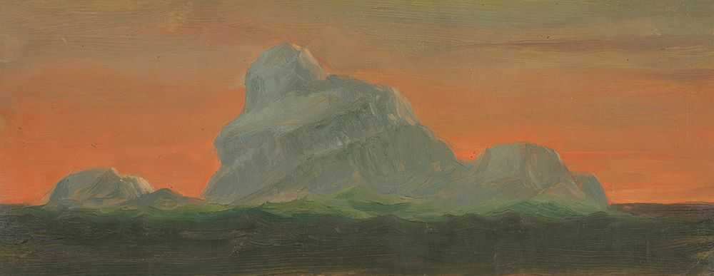Iceberg Against Evening Sky 1859 art print by Frederic Edwin Church for $57.95 CAD