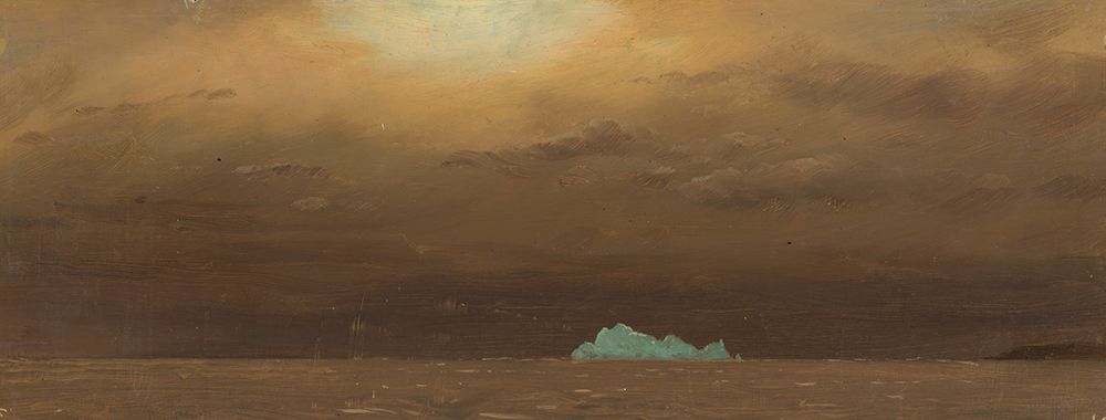 Iceberg, Newfoundland 1859 art print by Frederic Edwin Church for $57.95 CAD