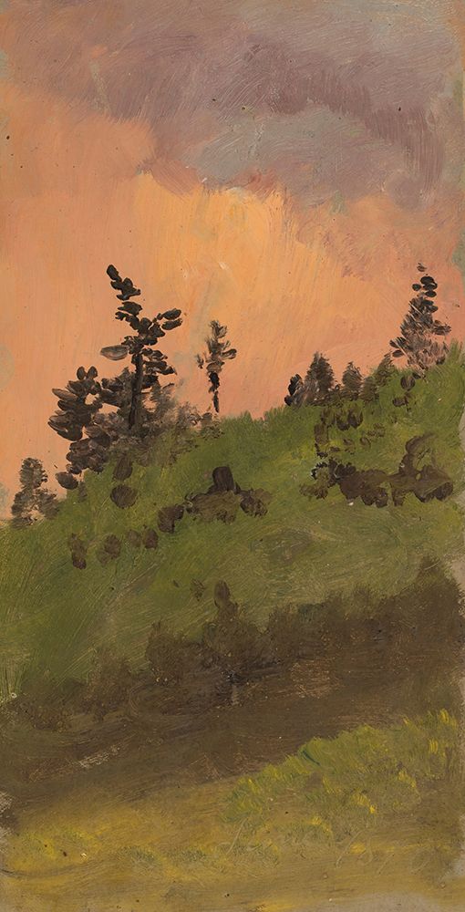 Landscape at woods 1870 art print by Frederic Edwin Church for $57.95 CAD