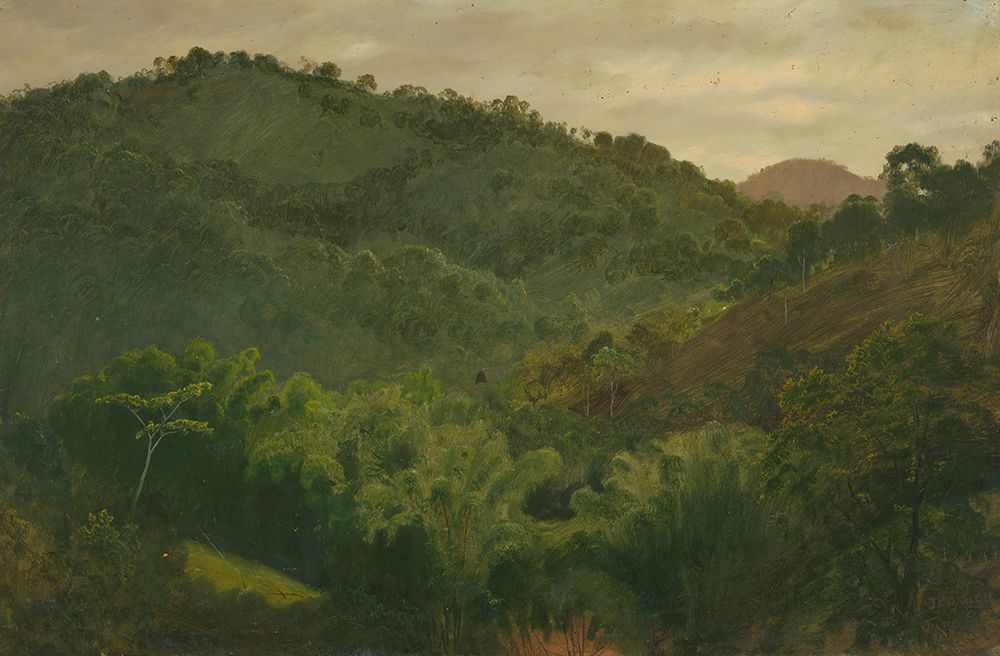 Landscape from Jamaica, West Indies 1865 art print by Frederic Edwin Church for $57.95 CAD