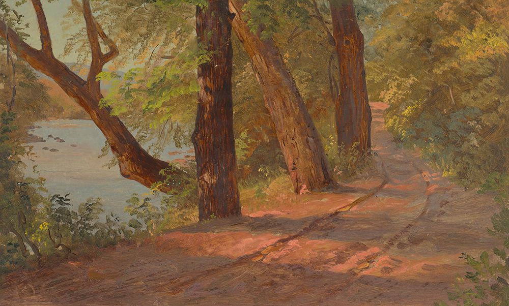 Landscape from North American Road by a Lake 1875 art print by Frederic Edwin Church for $57.95 CAD