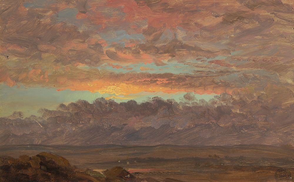 Looking Across the Hudson Valley, New York 1867 art print by Frederic Edwin Church for $57.95 CAD