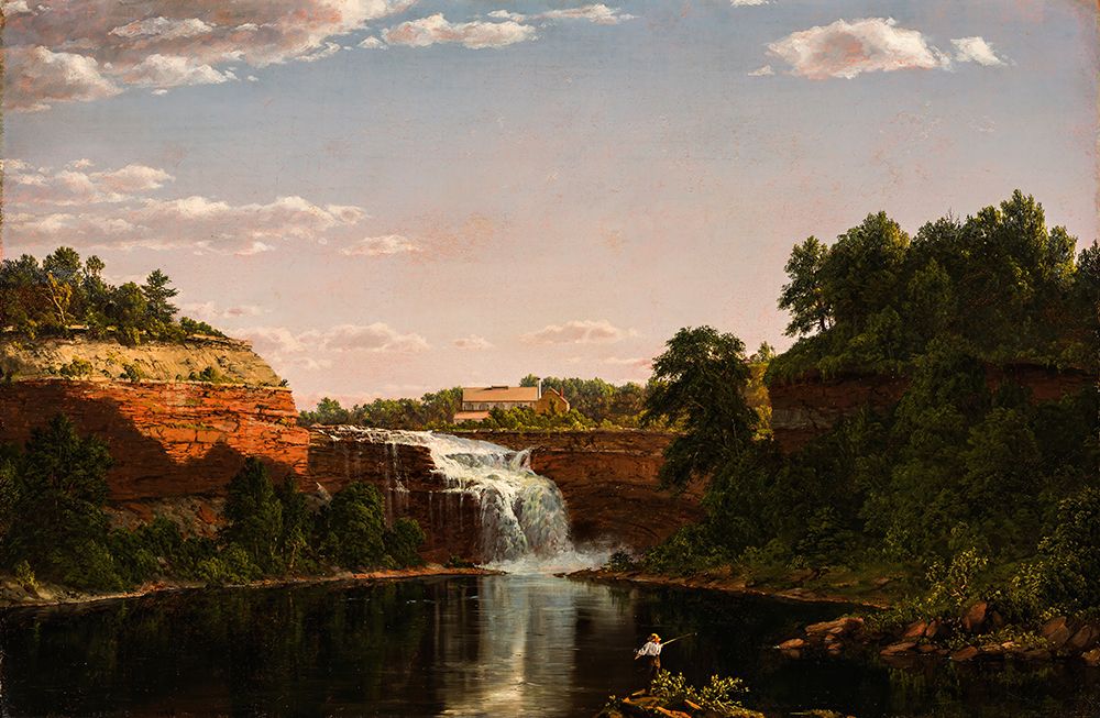 Lower Falls, Rochester 1849 art print by Frederic Edwin Church for $57.95 CAD