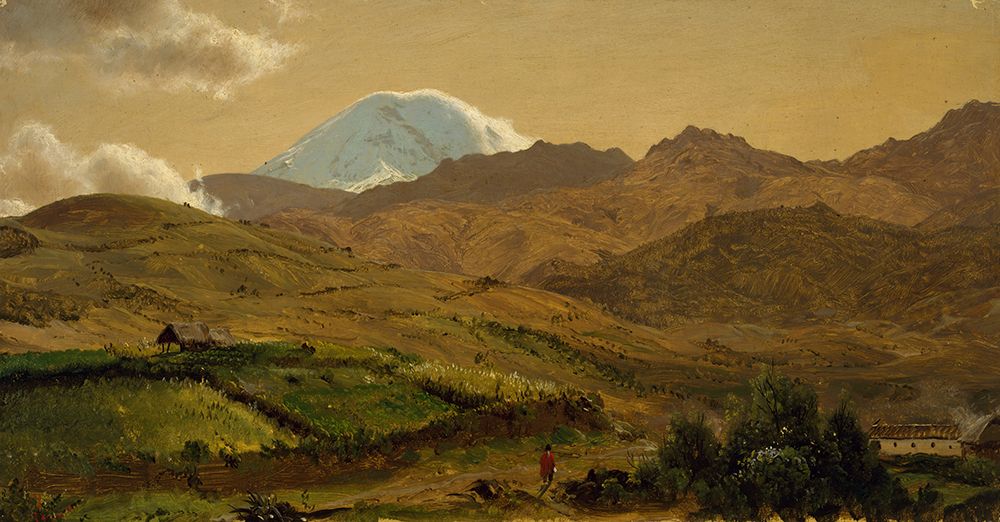 Mount Chimborazo, Ecuador 1857 art print by Frederic Edwin Church for $57.95 CAD