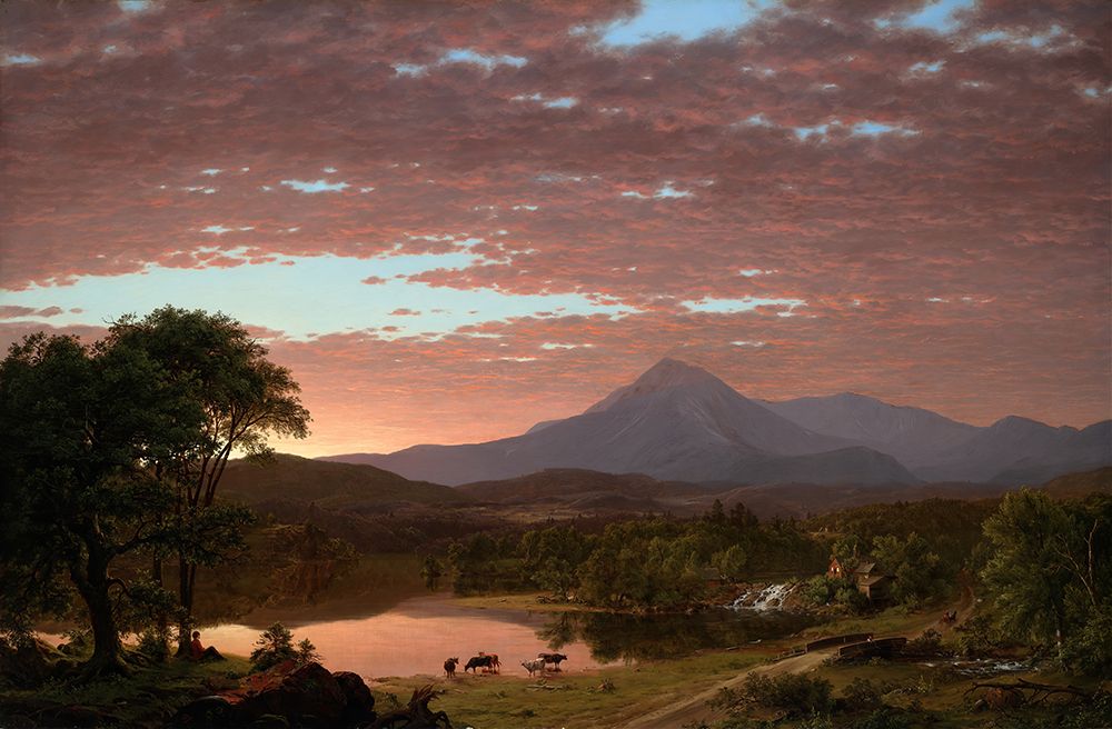 Mt. Ktaadn art print by Frederic Edwin Church for $57.95 CAD