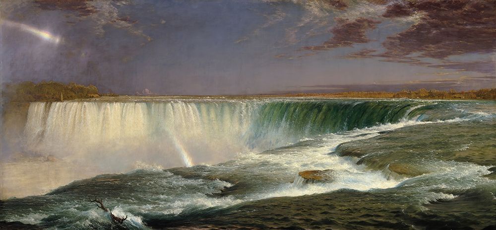 Niagara 1857 art print by Frederic Edwin Church for $57.95 CAD