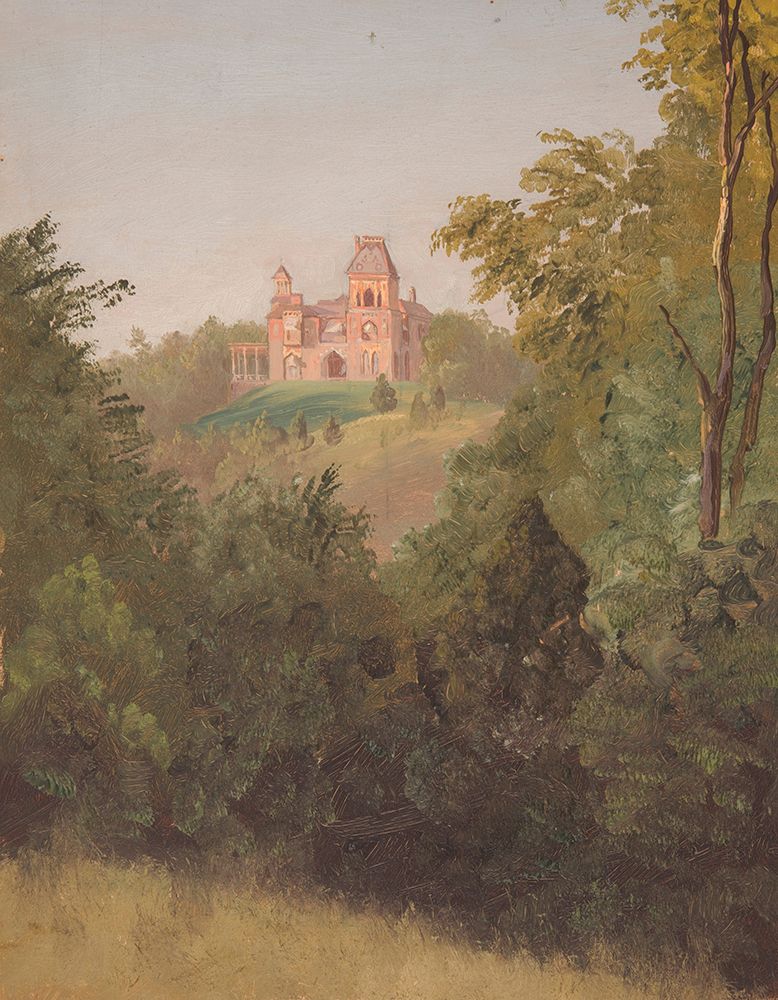 Olana from the Southwest 1872 art print by Frederic Edwin Church for $57.95 CAD