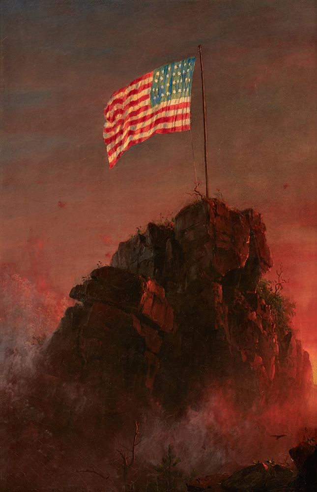 Our Flag 1864 art print by Frederic Edwin Church for $57.95 CAD