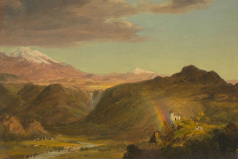 South American Landscape 1854 art print by Frederic Edwin Church for $57.95 CAD