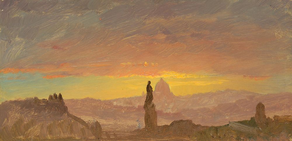 St. Peters, Rome 1868 art print by Frederic Edwin Church for $57.95 CAD