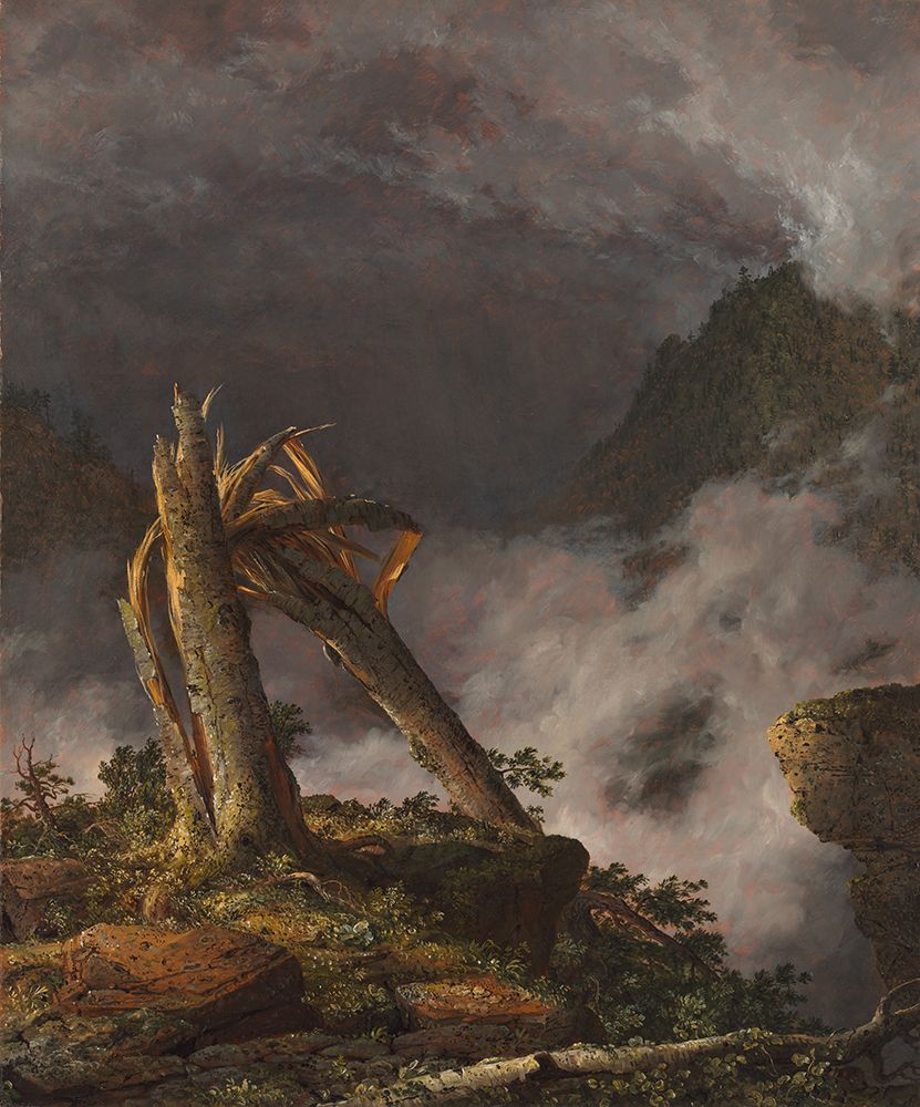 Storm in the Mountains 1847 art print by Frederic Edwin Church for $57.95 CAD