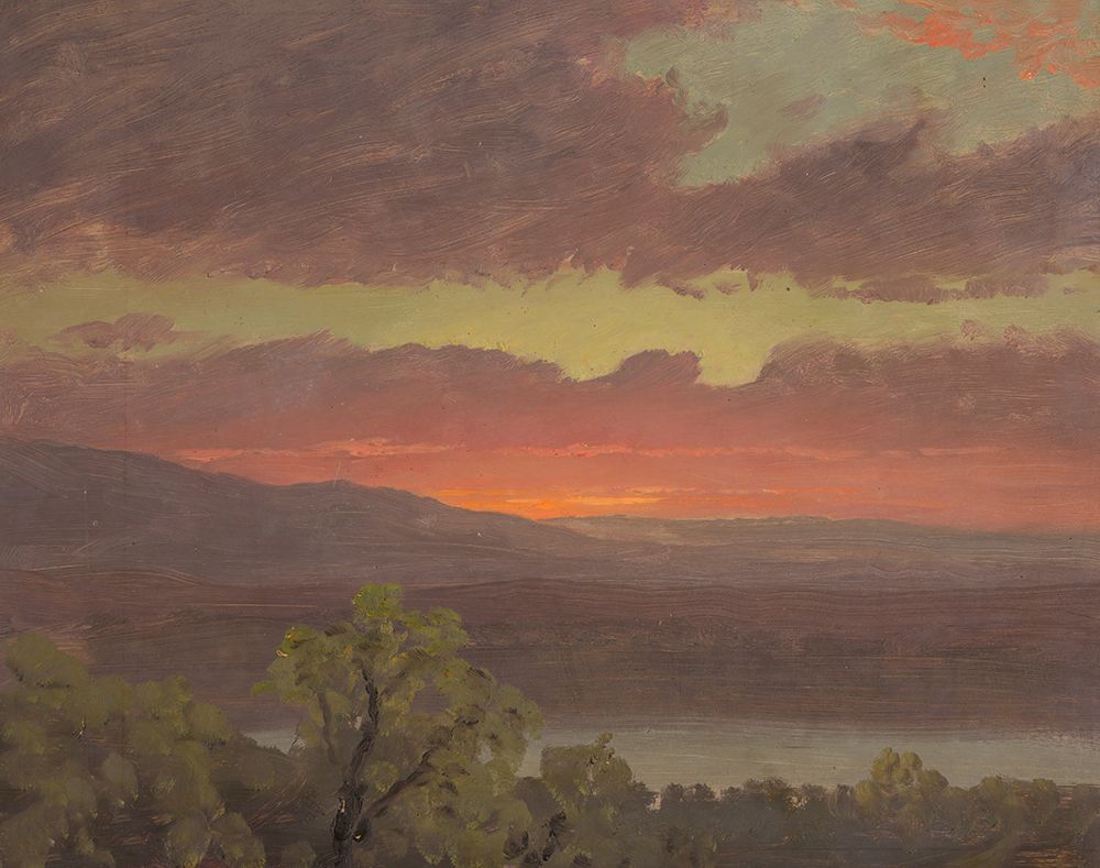 Sunset in Jamaica, West Indies 1865 art print by Frederic Edwin Church for $57.95 CAD