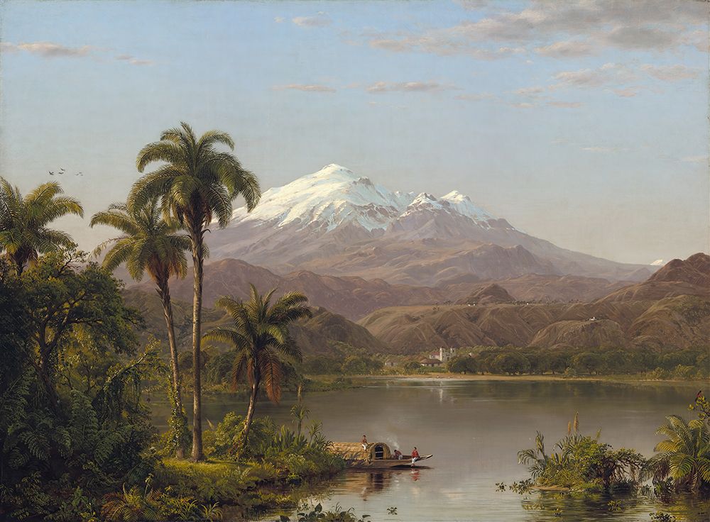 Tamaca Palms 1854 art print by Frederic Edwin Church for $57.95 CAD