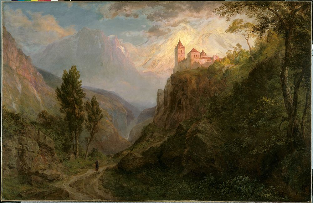 The Monastery of San Pedro, Our Lady of the Snows 1879 art print by Frederic Edwin Church for $57.95 CAD
