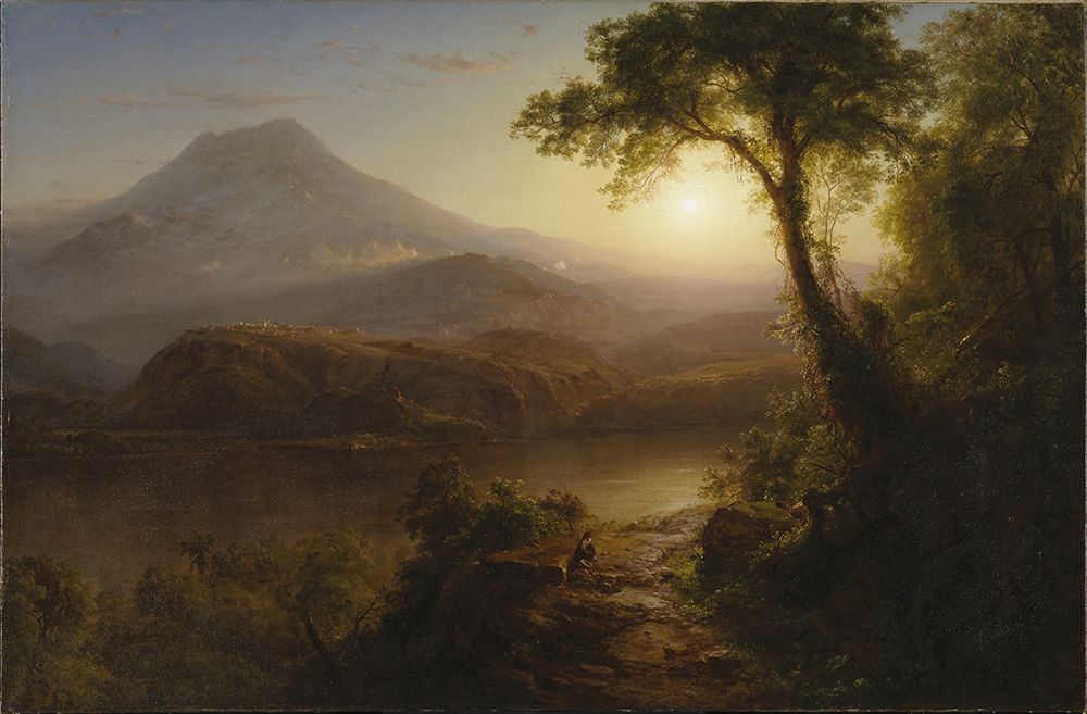 Tropical Scenery art print by Frederic Edwin Church for $57.95 CAD
