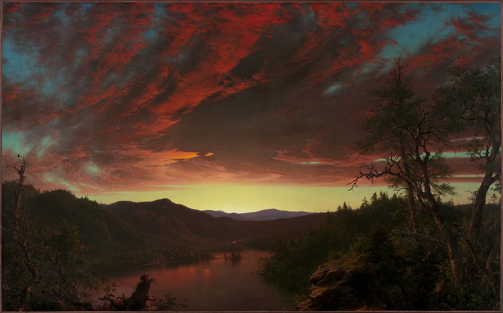 Twilight in the Wilderness 1860 art print by Frederic Edwin Church for $57.95 CAD
