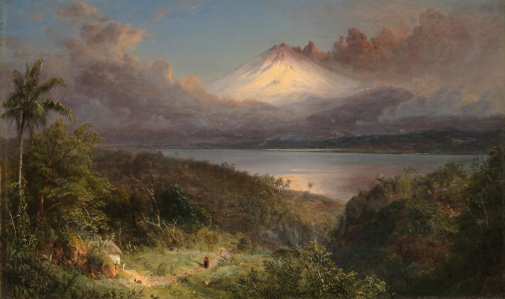 View of Cotopaxi 1867 art print by Frederic Edwin Church for $57.95 CAD