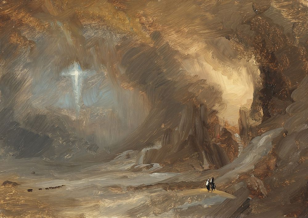 Vision of the Cross 1847 art print by Frederic Edwin Church for $57.95 CAD