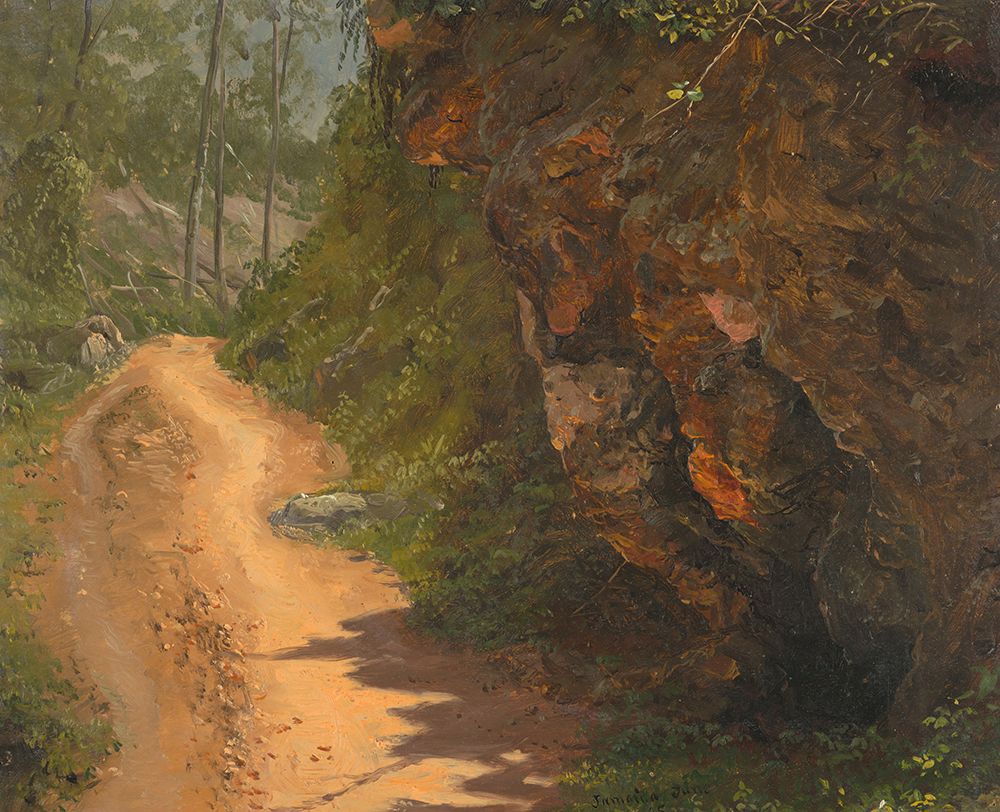 Woodland Path, Jamaica 1865 art print by Frederic Edwin Church for $57.95 CAD