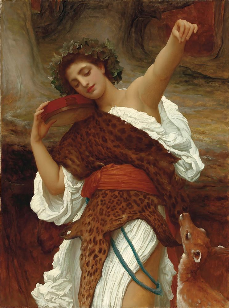 Bacchante art print by Frederic Leighton for $57.95 CAD