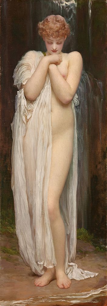 Crenaia, The Nymph Of The Dargle 1880 art print by Frederic Leighton for $57.95 CAD