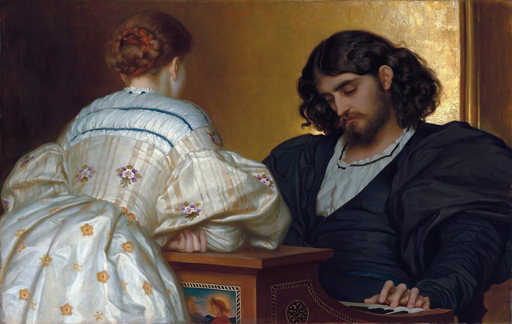 Golden hours 1864 art print by Frederic Leighton for $57.95 CAD