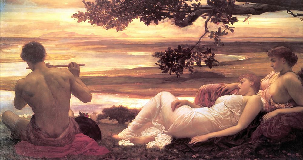 Idyll 1880 art print by Frederic Leighton for $57.95 CAD