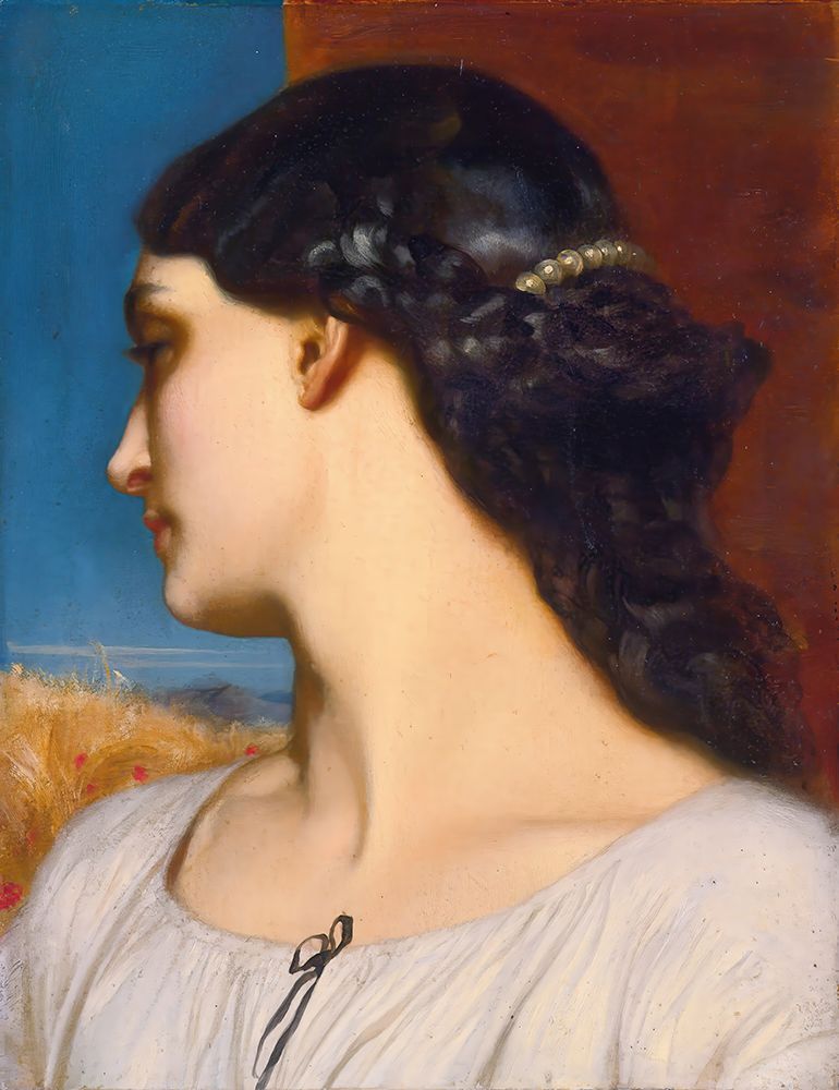 La Nanna Sunny Hours art print by Frederic Leighton for $57.95 CAD