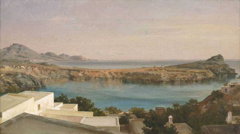 Lindos Rhodes 1867 art print by Frederic Leighton for $57.95 CAD