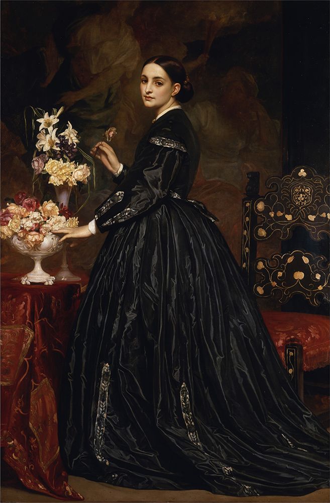 Mrs. James Guthrie 1864 art print by Frederic Leighton for $57.95 CAD