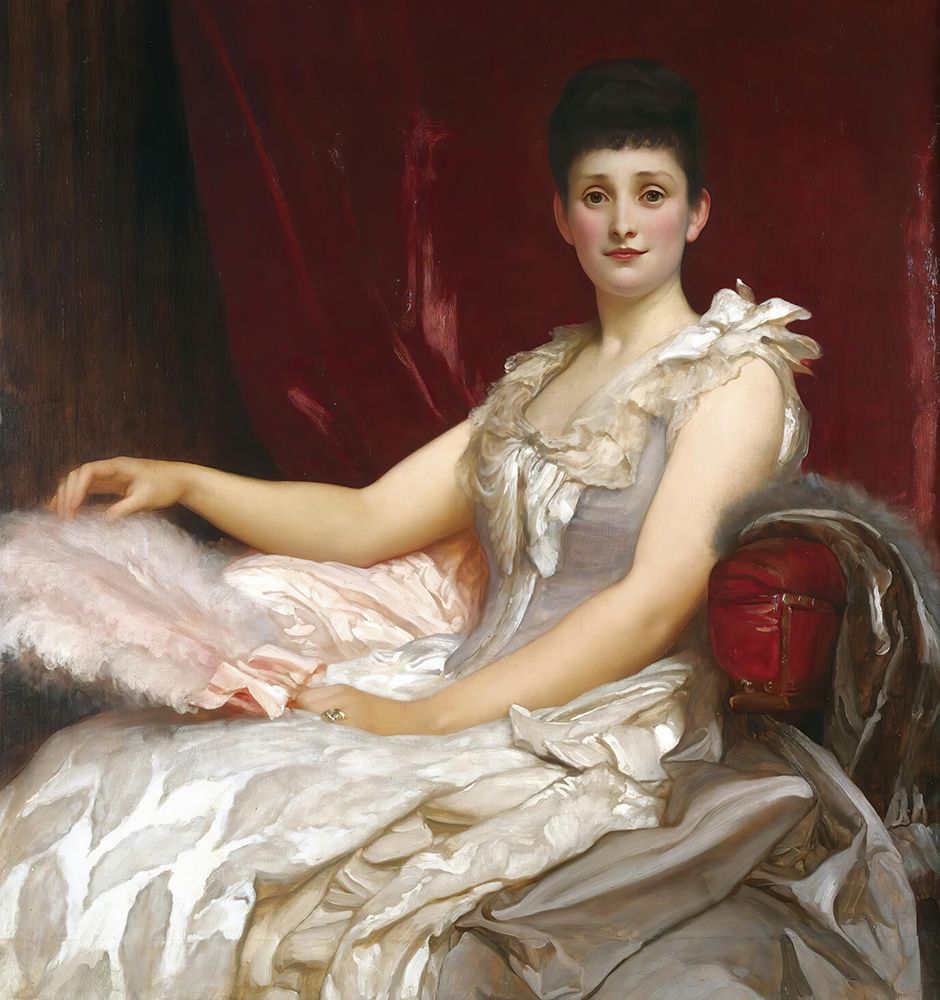 Portrait Of Amy Augusta, Lady Coleridge art print by Frederic Leighton for $57.95 CAD
