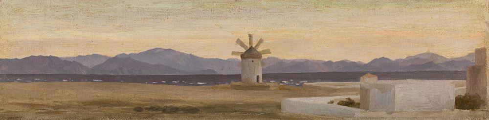 The Mountains of Asia Minor from Rhodes art print by Frederic Leighton for $57.95 CAD