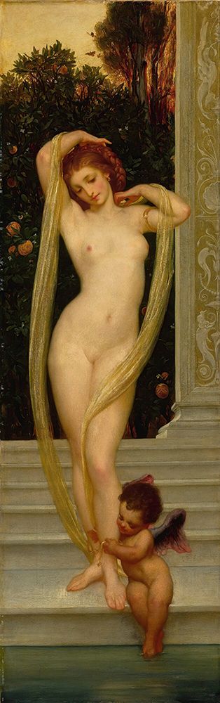 Venus And Cupid art print by Frederic Leighton for $57.95 CAD