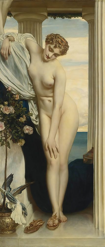 Venus Disrobing For The Bath art print by Frederic Leighton for $57.95 CAD