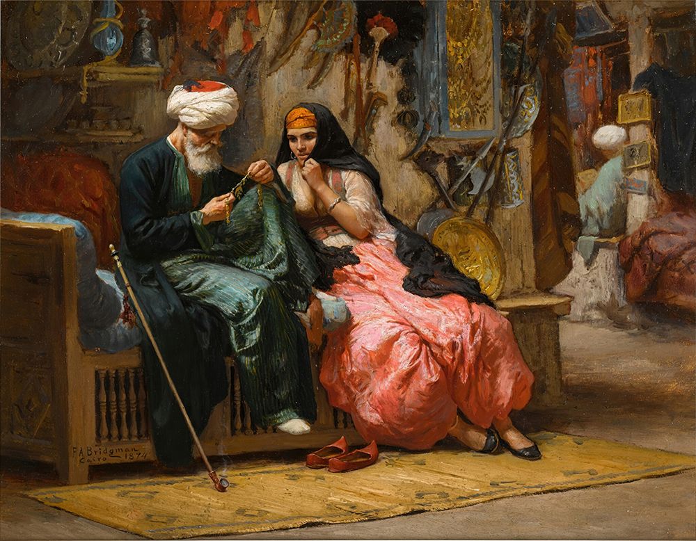A Precious Jewel 1874 art print by Frederick Arthur Bridgman for $57.95 CAD