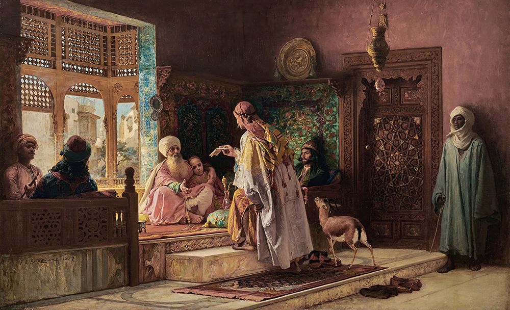 The Messenger 1879 art print by Frederick Arthur Bridgman for $57.95 CAD