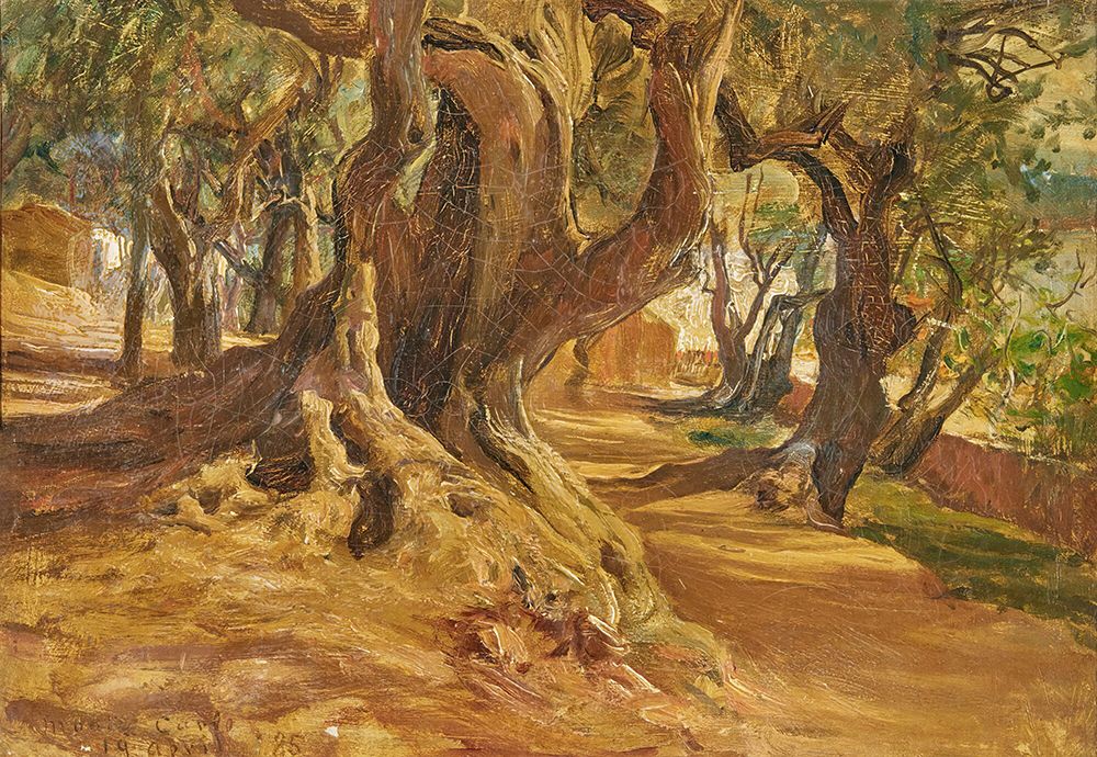 Tree Trunk 1885 art print by Frederick Arthur Bridgman for $57.95 CAD