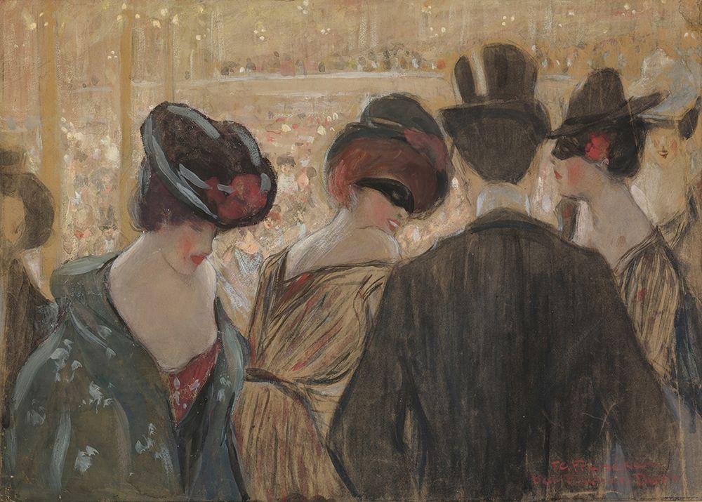 Bal Bullier, Paris art print by Frederick Carl Frieseke for $57.95 CAD