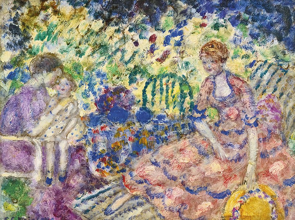Breakfast in the Garden 1916 art print by Frederick Carl Frieseke for $57.95 CAD