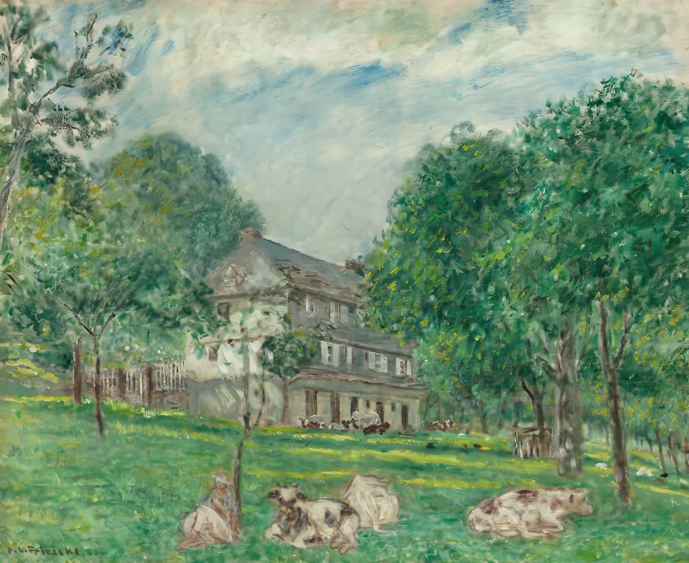 Cows at Noon 1924 art print by Frederick Carl Frieseke for $57.95 CAD