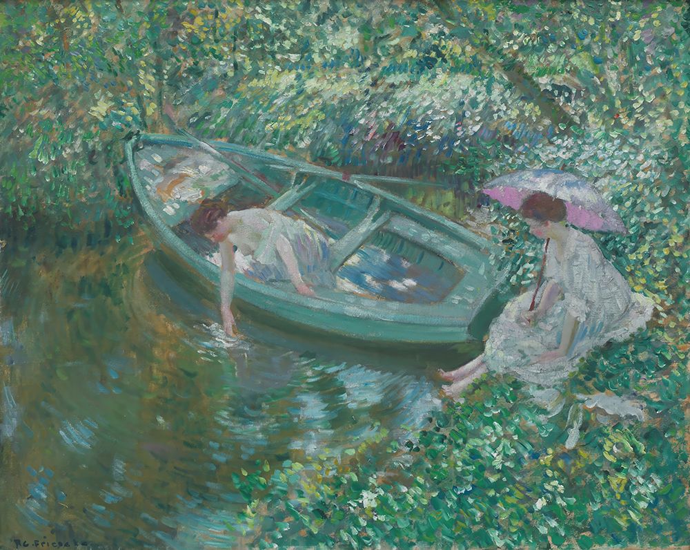 Repose at Noonday circa 1911 art print by Frederick Carl Frieseke for $57.95 CAD