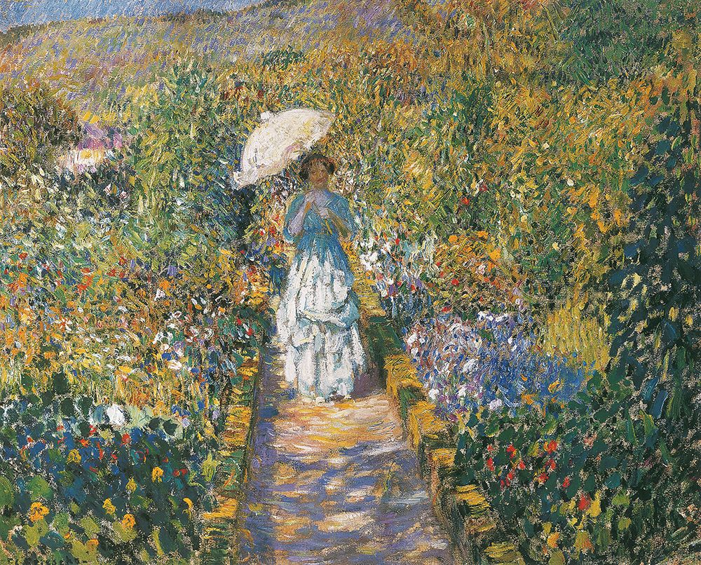 The Garden Path art print by Frederick Carl Frieseke for $57.95 CAD