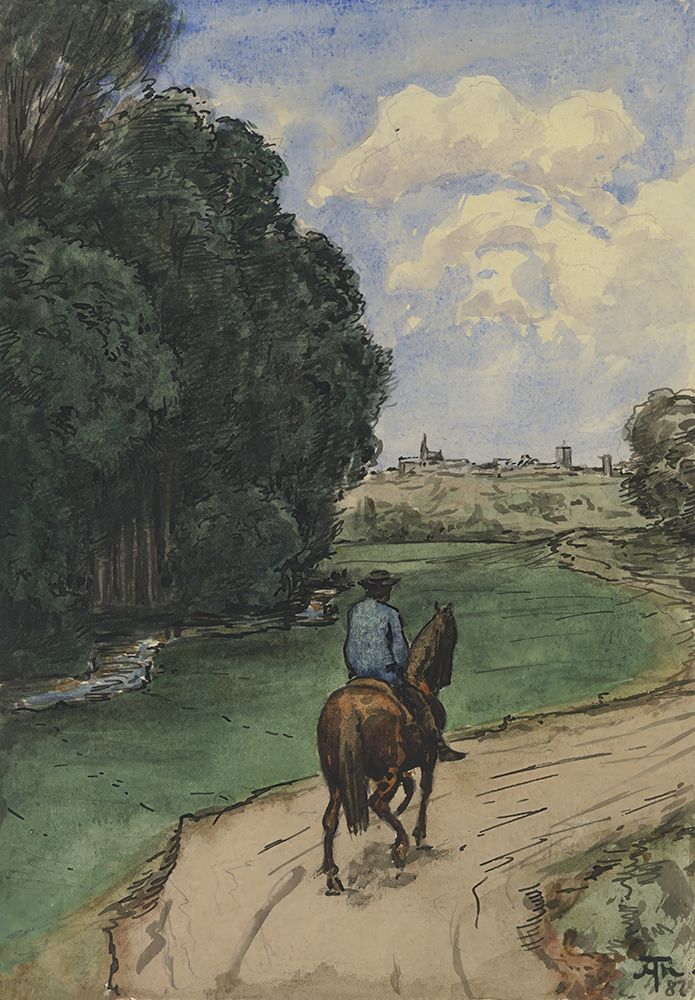 At the edge of the forest 1887 art print by Hans Thoma for $57.95 CAD