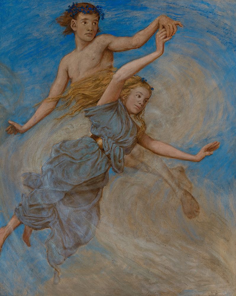 August harvest dance 1906 art print by Hans Thoma for $57.95 CAD