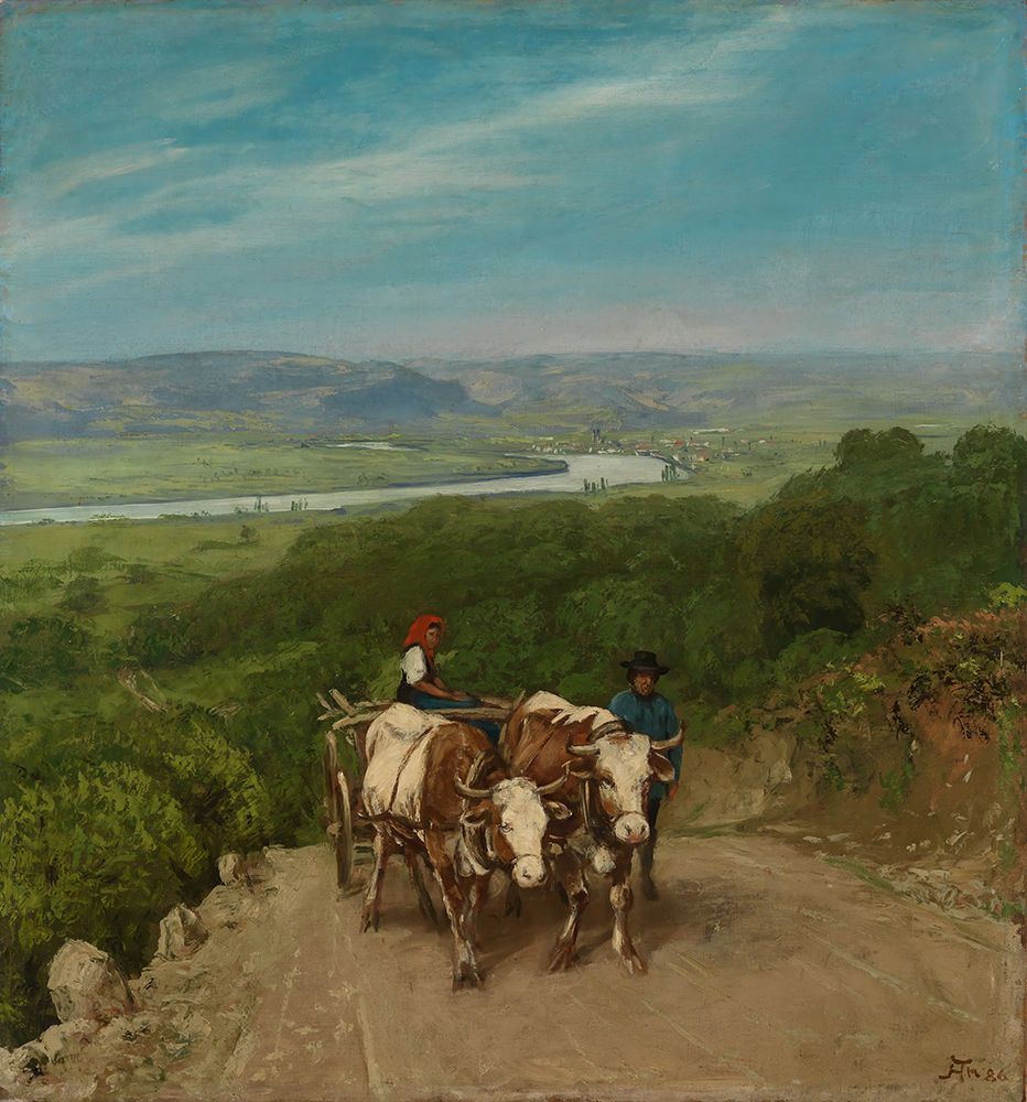Uphill 1886 art print by Hans Thoma for $57.95 CAD