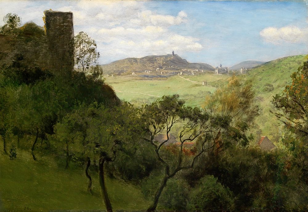View of Falkenstein im Taunus 1880 art print by Hans Thoma for $57.95 CAD